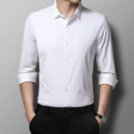 White micro shirt